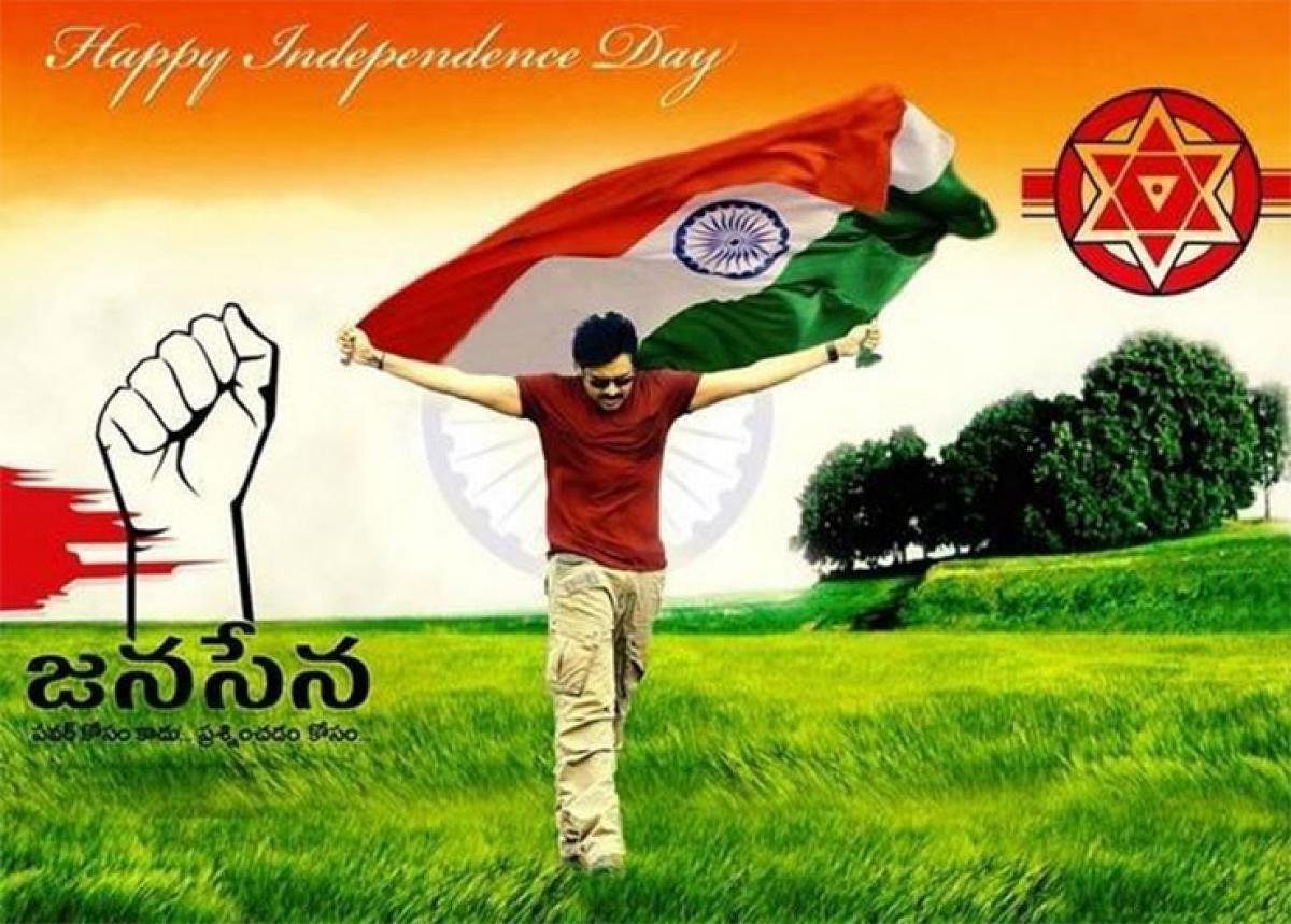 Pawan Kalyan unveils his patriotic side on Independence Day